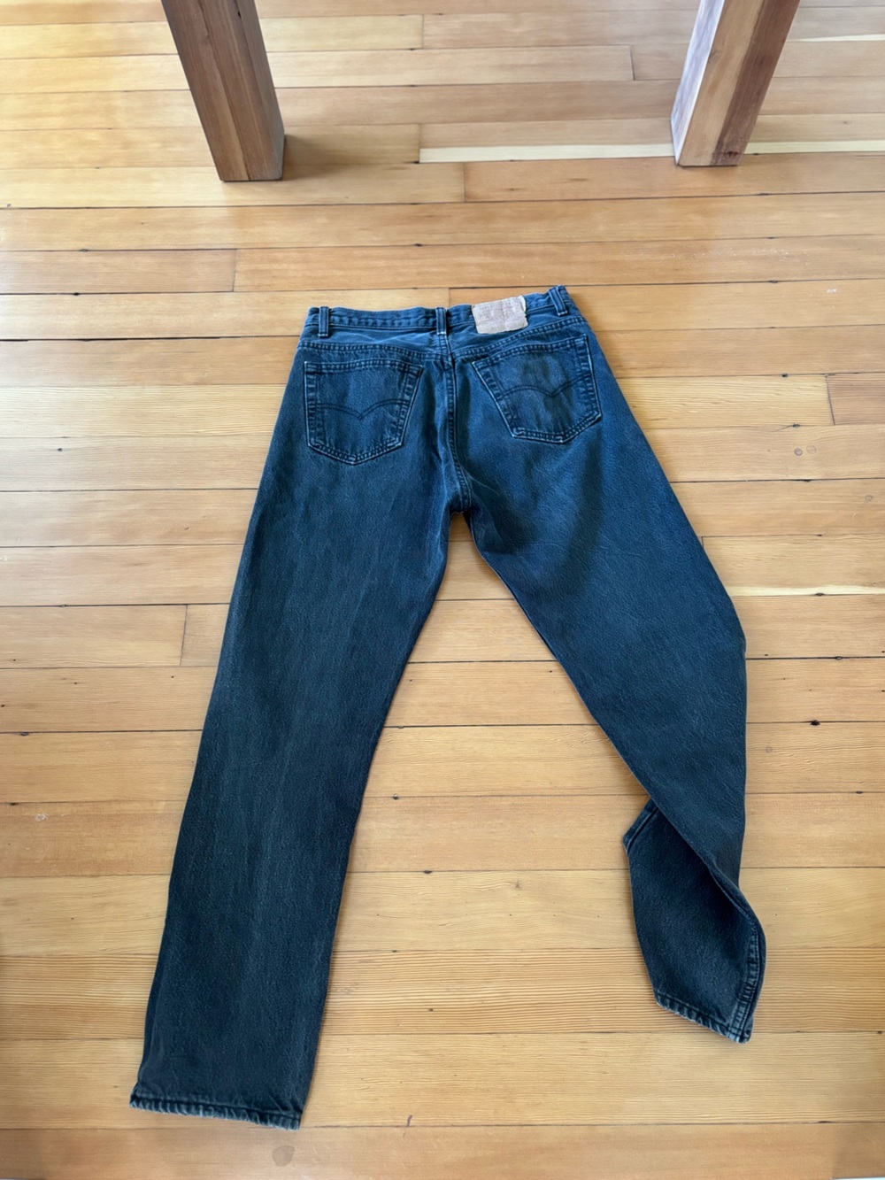 Vintage Levi’s 501 90s straight leg black